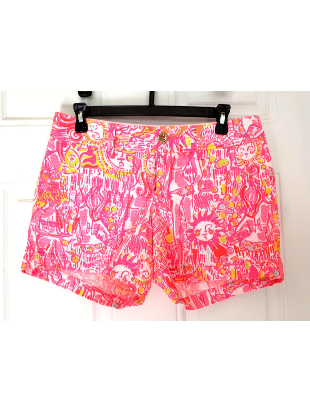 Lilly Pulitzer Callahan Shorts Pink Pout Size 4 Summer, beach, sea, hiking.